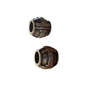 Lot of 2 BRIGHTON Initial I Alphabet Spacer Charms